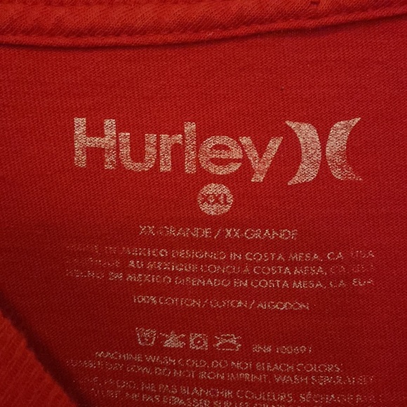 Hurley Since 1999 Logo T-Shirt Men’s Size XXL 💥 - Picture 3 of 4